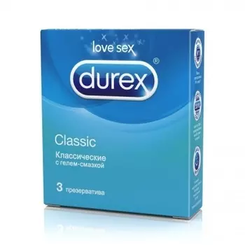 Durex [Дюрекс] Презервативы Classic классические 3 шт.