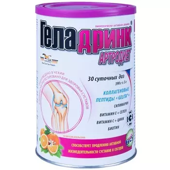 Геладринк Артродиет порошок 390 г Апельсин