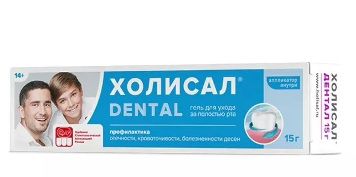 Холисал Дентал гель стоматологический 15 г