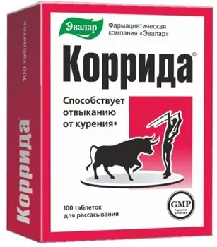 Коррида таблетки для рассасывания 100 шт. Эвалар