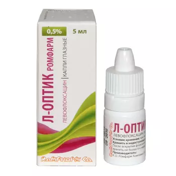 Л-Оптик капли глазные 0,5 % 5 мл