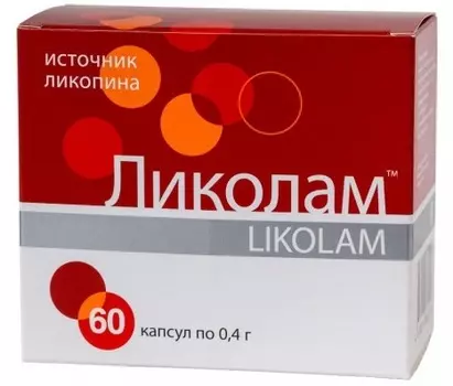 Ликолам капсулы 400 мг 60 шт.