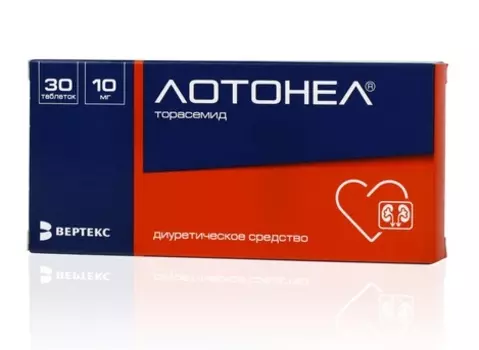 Лотонел таблетки 10 мг 30 шт.