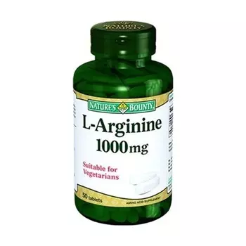 Nature's Bounty L-аргинин капсулы 1000 мг 50 шт.
