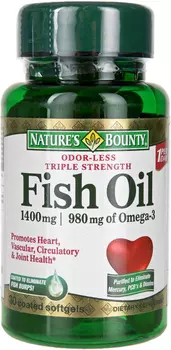 Nature's Bounty Омега-3 980 мг капсулы 30 шт.