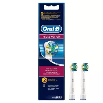 Oral-B Насадки floss action EB25 для электрической зубной щетки 2 шт.