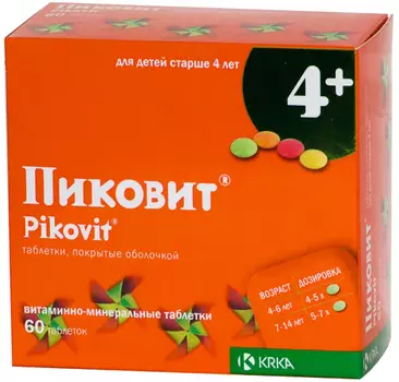 Пиковит таблетки 60 шт