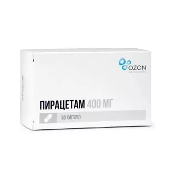 Пирацетам капсулы 400 мг 60 шт.