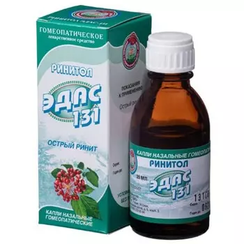Ринитол Эдас-131 капли гомеопатические 25 мл