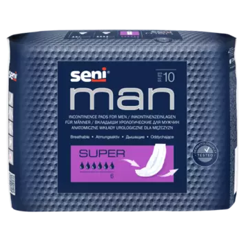 Seni Man Super Урологические вкладыши 10 шт.