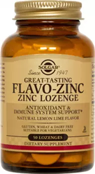 Solgar Флаво-цинк пастилки 50 шт.