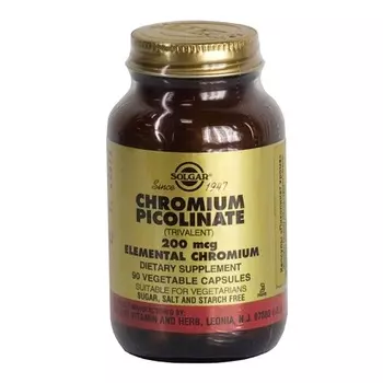 Solgar Пиколинат Хрома капсулы 90 шт.