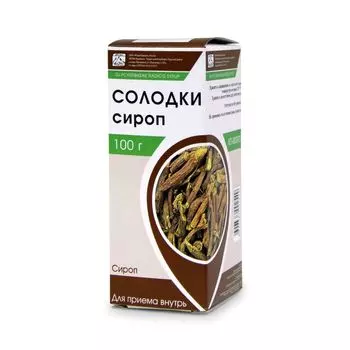 Солодки сироп флакон 100 г
