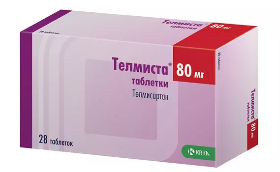 Телмиста таблетки 80 мг 28 шт.