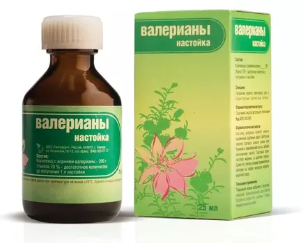 Валерианы настойка флакон 25 мл