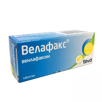 Велафакс таблетки 37,5 мг 28 шт.
