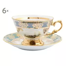 Набор чайных пар «Queen's Crown Охота»