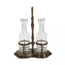 Набор для масла и уксуса на подставке