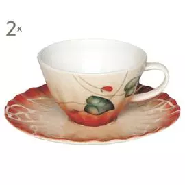 Набор из 2 чайных пар «Naturalmente»