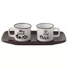 Набор из 2 чашек на подставке