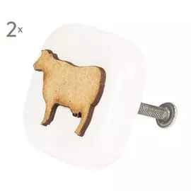 Набор из 2 дверных ручек