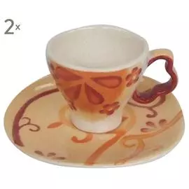 Набор из 2 кофейных пар «Fusion»