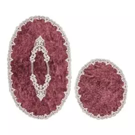 Набор из 2 ковриков для ванной