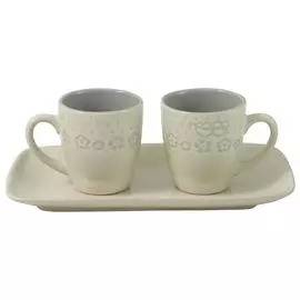 Набор из 2 кружек на подставке