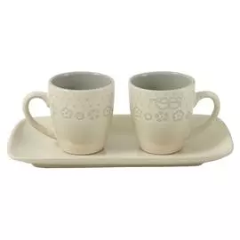 Набор из 2 кружек на подставке «Daily»