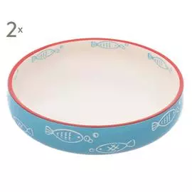 Набор из 2 салатников "Swimming fish"