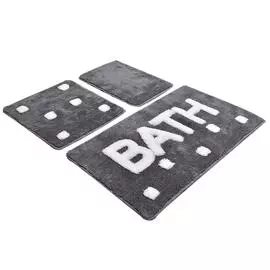 Набор из 3 ковриков для ванной