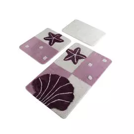 Набор из 3 ковриков для ванной