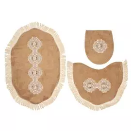 Набор из 3 ковриков для ванной