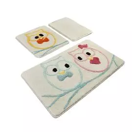 Набор из 3 ковриков для ванной