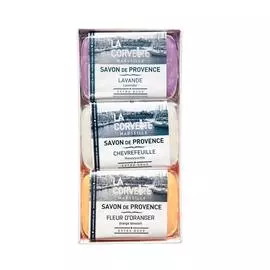 Набор из 3 мыл «Жимолость, Цветок Апельсина и Лаванда»