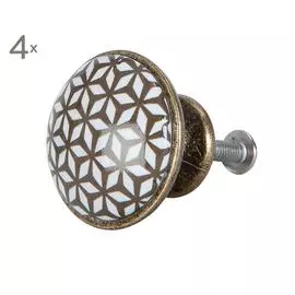 Набор из 4 дверных ручек