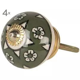 Набор из 4 дверных ручек