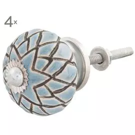 Набор из 4 дверных ручек