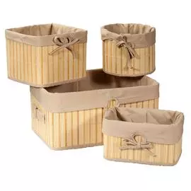 Набор из 4 корзин для хранения