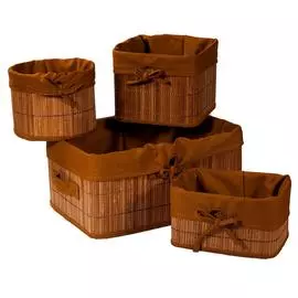 Набор из 4 корзин для хранения