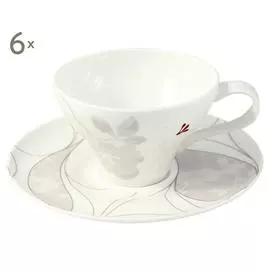 Набор из 6 чайных пар «Catarine»