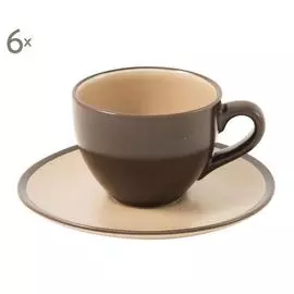 Набор из 6 кофейных пар «In tavola»