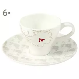 Набор из 6 кофейных пар «In tavola»