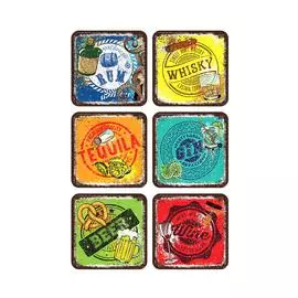 Набор из 6 костеров