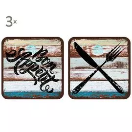 Набор из 6 костеров