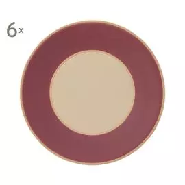 Набор из 6 обеденных тарелок «Living &amp; kitchen»