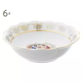 Набор из 6 салатников «Queen's Crown Мадонна»