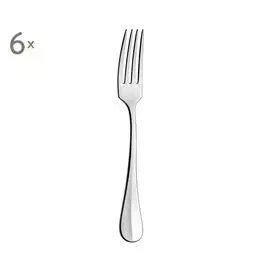 Набор из 6 столовых вилок "Baguette"