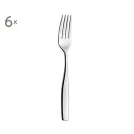 Набор из 6 столовых вилок "Grafito"