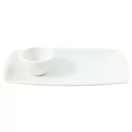 Набор из блюда и соусника